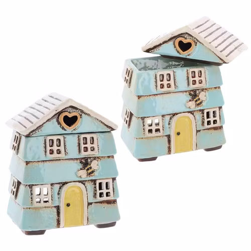 Vax- och oljebrännare – Village Pottery, Beehive house aqua