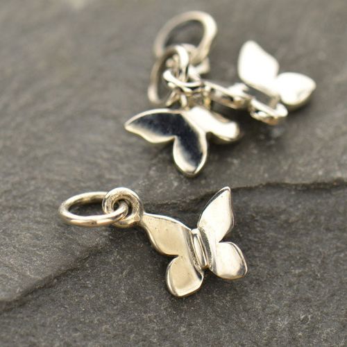Hänge – Liten fjäril, silver