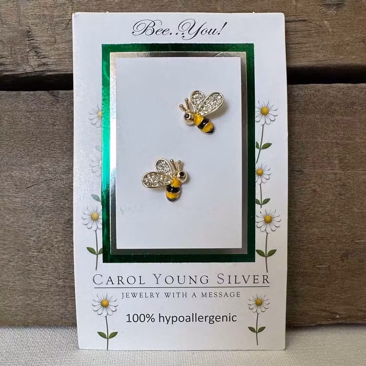 Örhängen – Sparkly bee