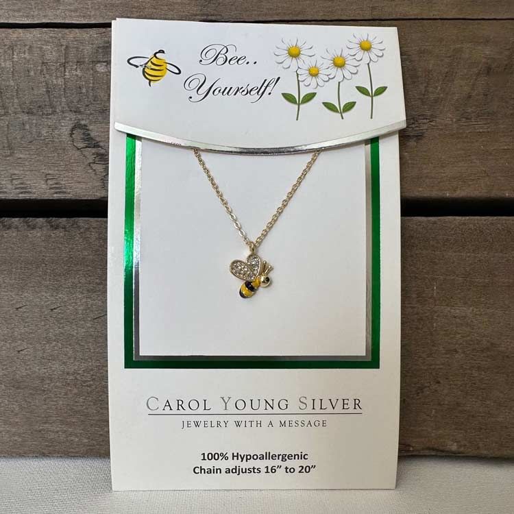 Halsband – Sparkly bee