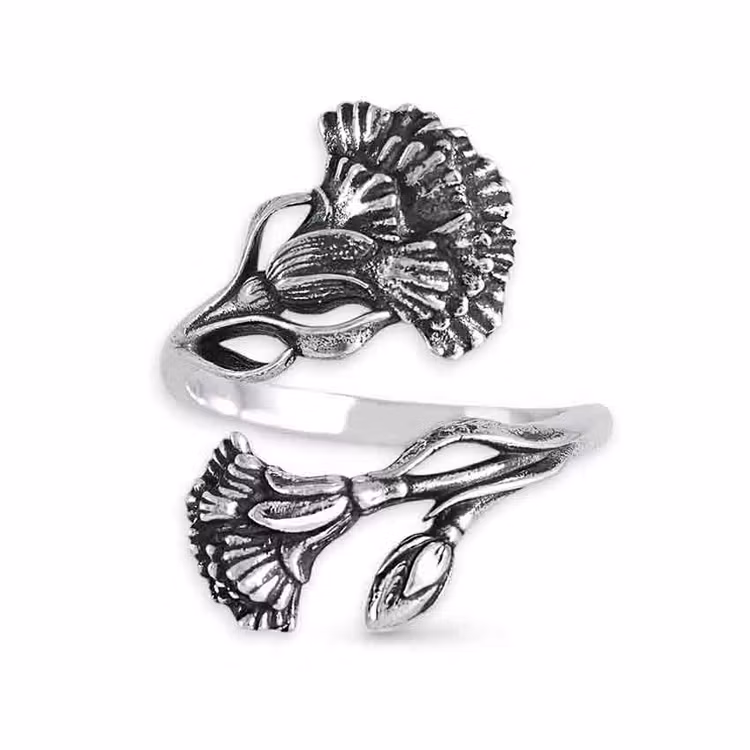 Ring – Nejlika, silver