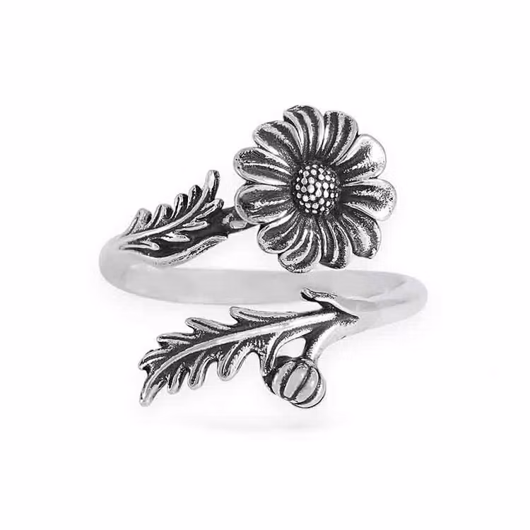 Ring – Tusensköna, silver