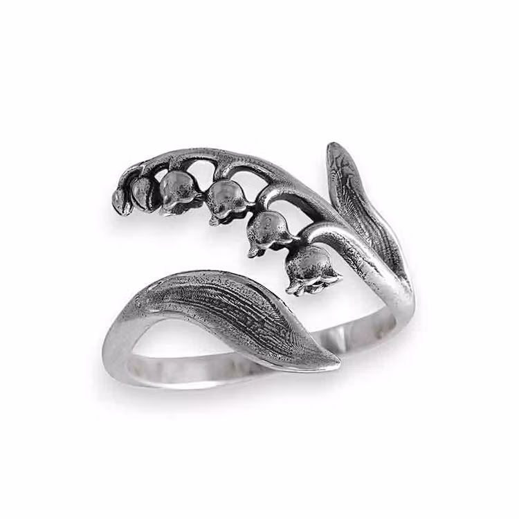 Ring – Liljekonvalj, silver