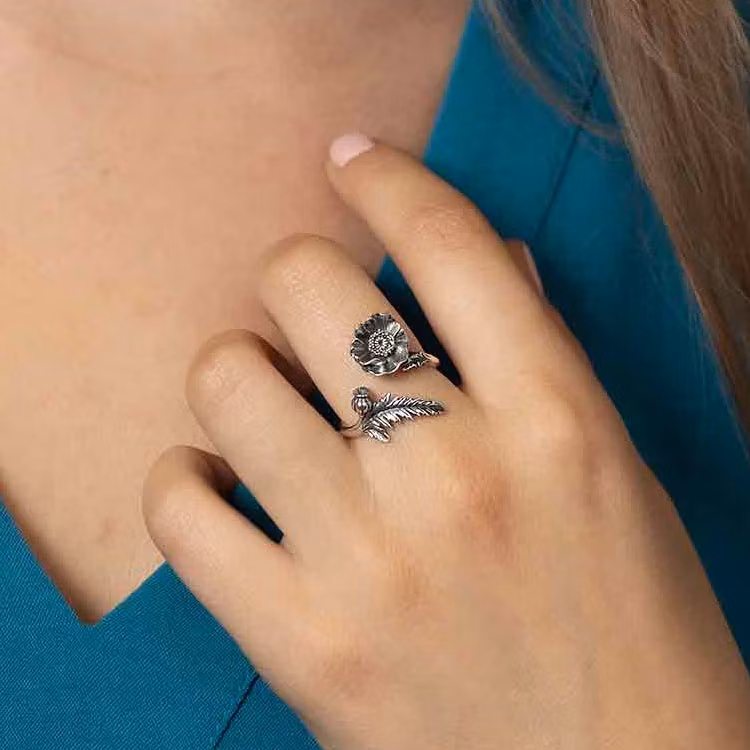 Ring – Vallmo, silver