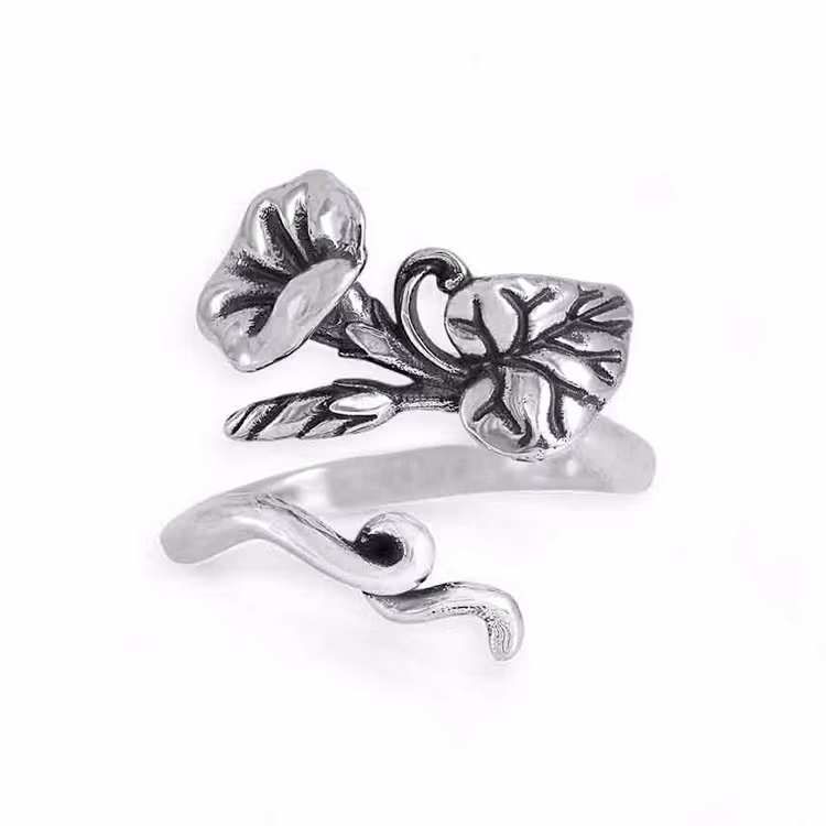 Ring – Blomman för dagen, silver