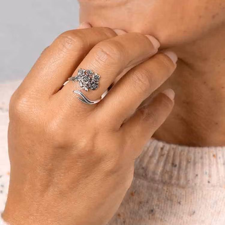 Ring – Narciss, silver