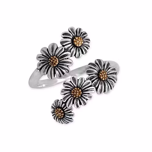 Ring – Tusenskönor i silver och brons