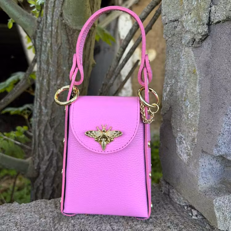 Handväska – The Bee Bag, godisrosa