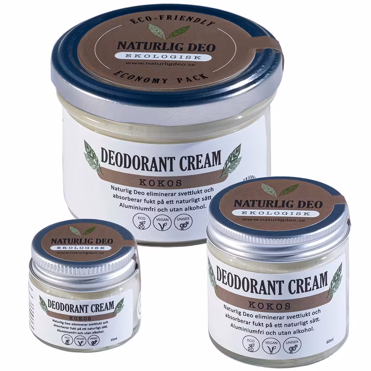 Naturlig Deo – Ekologisk deodorant cream Kokos