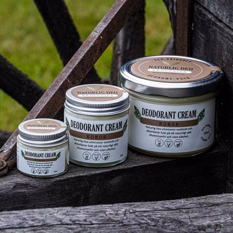 Naturlig Deo – Ekologisk deodorant cream Kokos