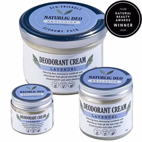 Naturlig Deo – Ekologisk deodorant cream Lavendel