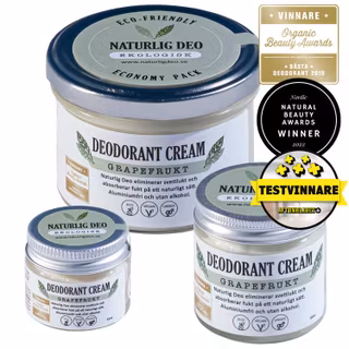 Naturlig Deo – Ekologisk deodorant cream Grapefrukt