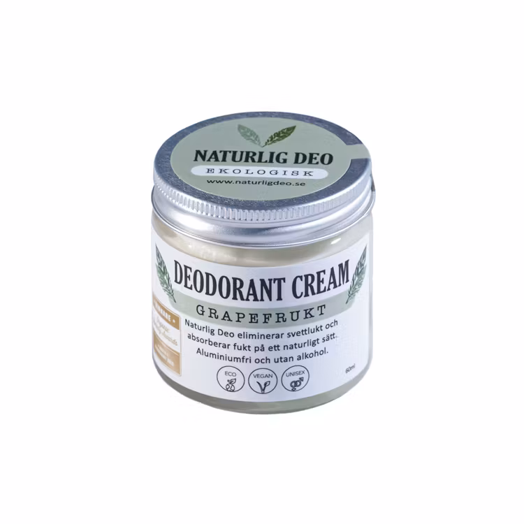 Naturlig Deo – Ekologisk deodorant cream Grapefrukt
