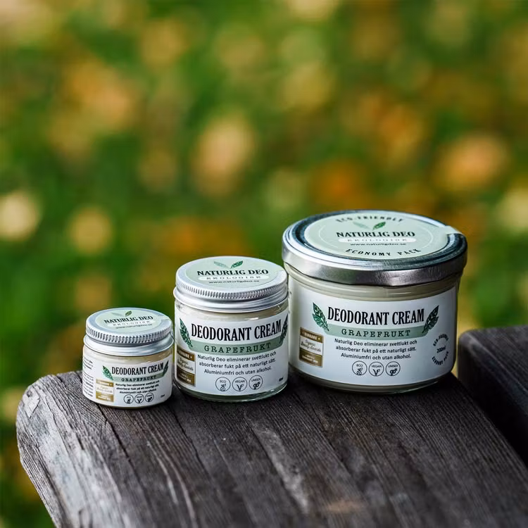 Naturlig Deo – Ekologisk deodorant cream Grapefrukt