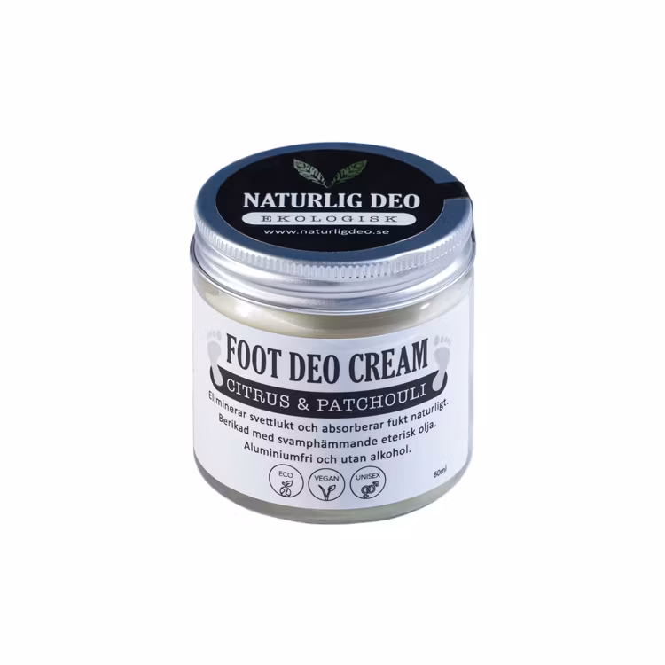 Naturlig Deo – Ekologisk FOOT DEO Cream Citrus & Patchouli