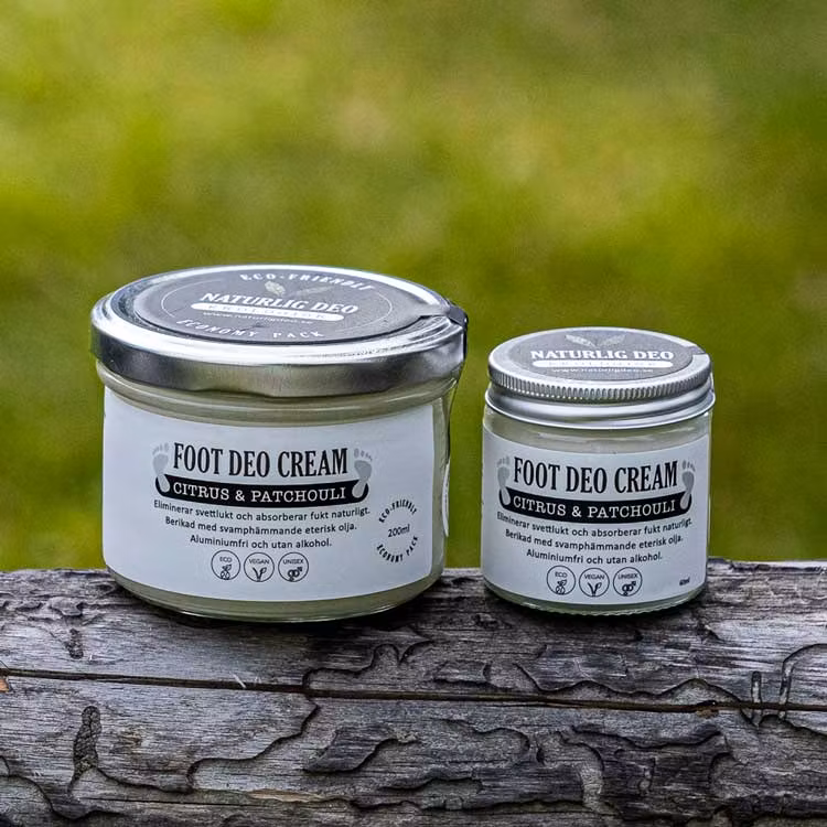 Naturlig Deo – Ekologisk FOOT DEO Cream Citrus & Patchouli