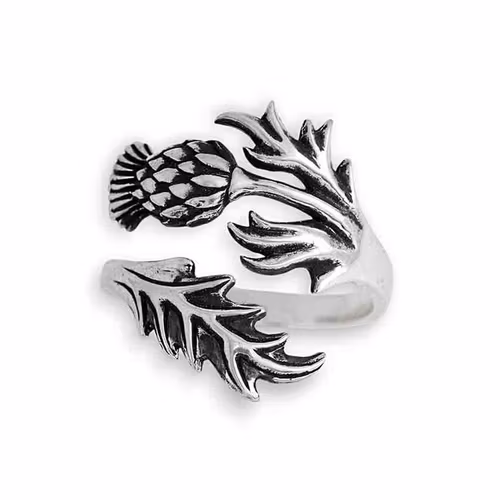 Ring – Tistel, silver