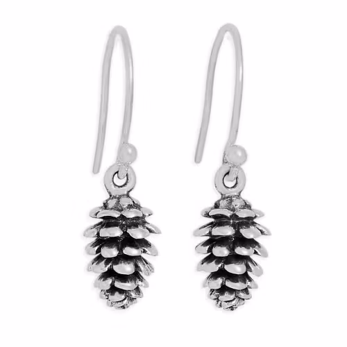 Örhängen – Kotte på krok, silver