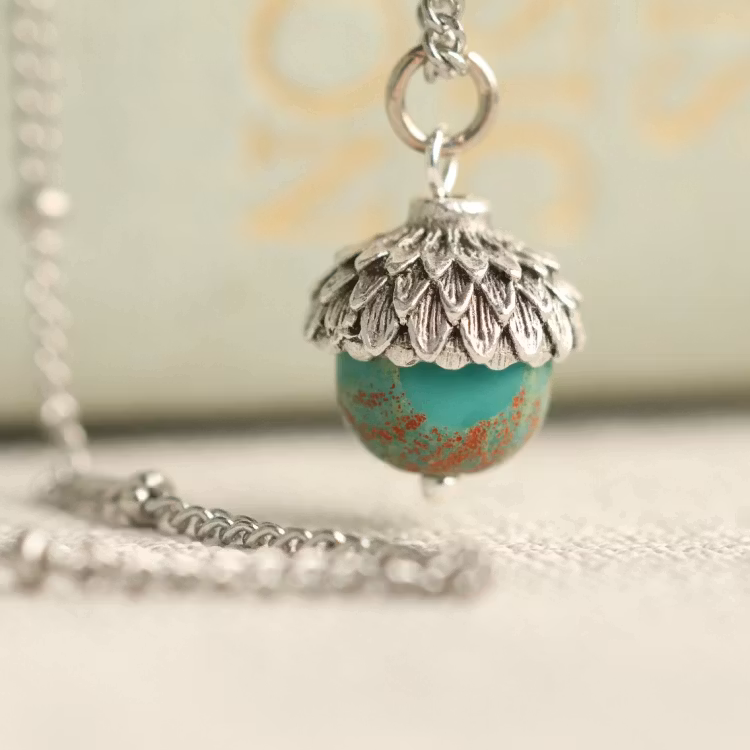 Halsband – Turkost ekollon