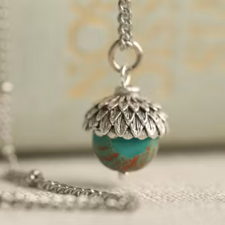 Halsband – Turkost ekollon