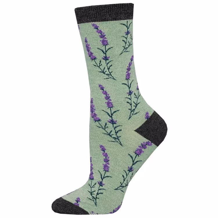 Strumpor, dam – Lovely Lavender, grön