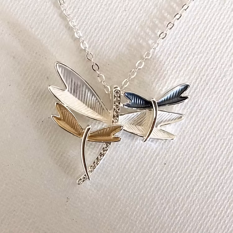 Halsband – Tre trollsländor