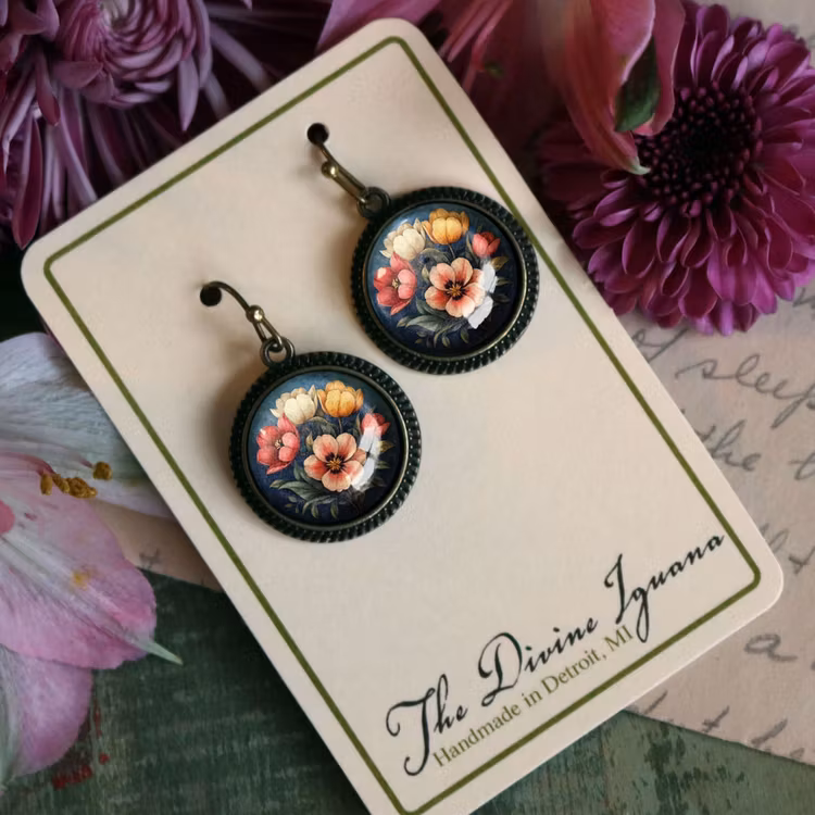 Örhängen, krok – Stämningsfulla tulpaner