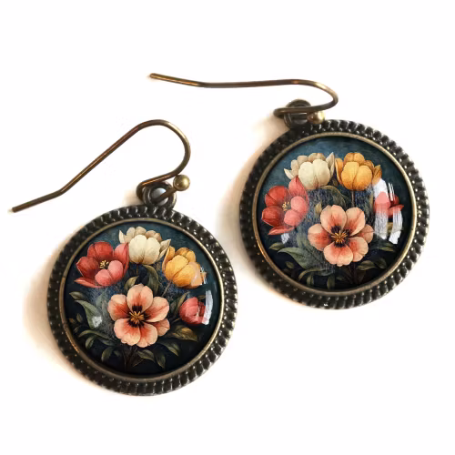 Örhängen, krok – Stämningsfulla tulpaner