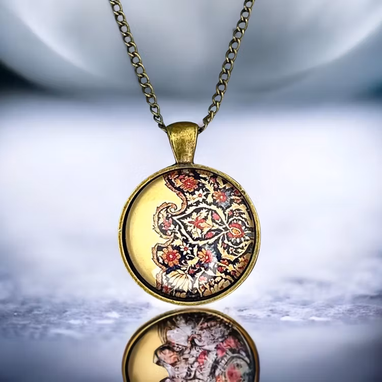 Halsband – Orientaliskt matta, brons