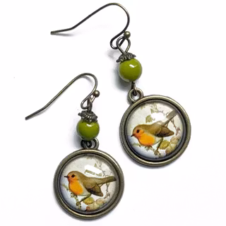 Örhängen, krok – Rödhake