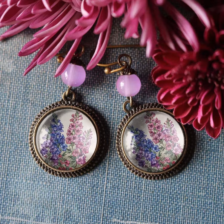 Örhängen, krok – Riddarsporre