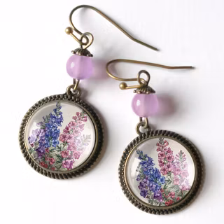 Örhängen, krok – Riddarsporre