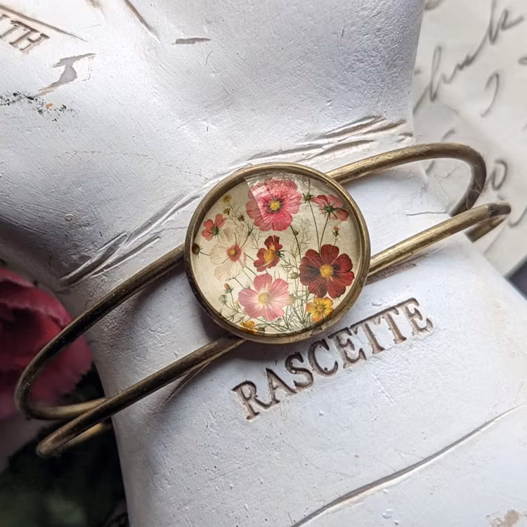 Manschettarmband – Rosenskära