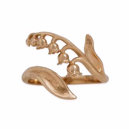 Ring – Liljekonvalj, brons