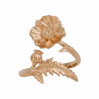 Ring – Vallmo, brons