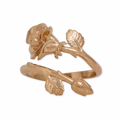 Ring – Ros, brons