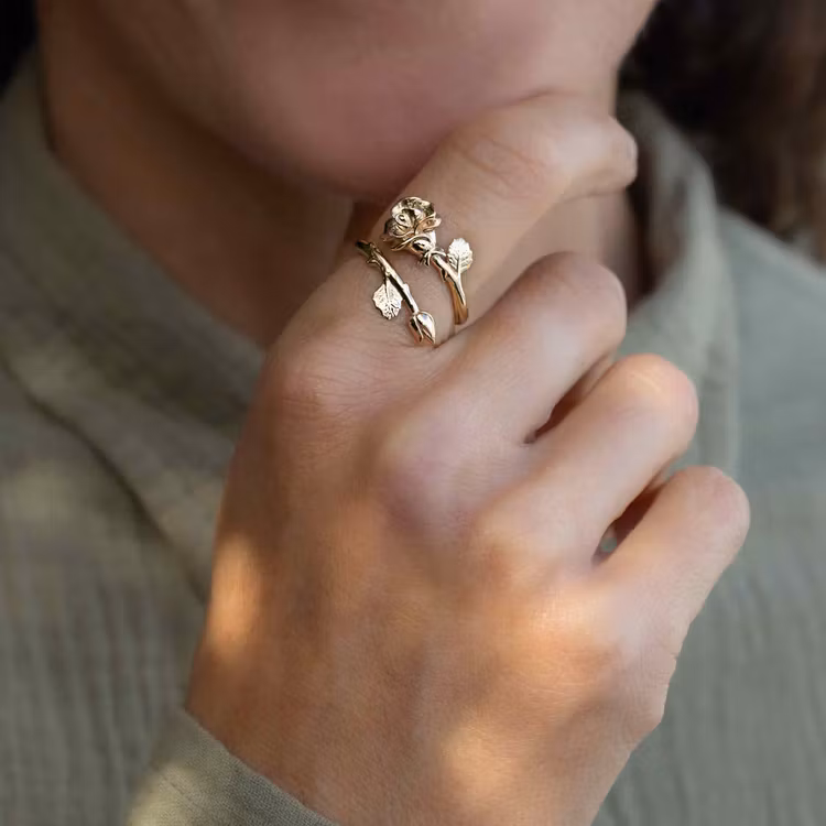 Ring – Ros, brons
