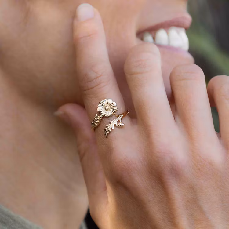 Ring – Tusensköna, brons