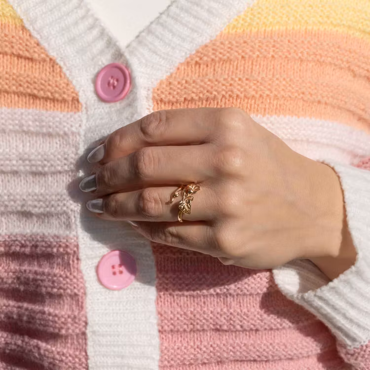 Ring – Blomman för dagen, brons