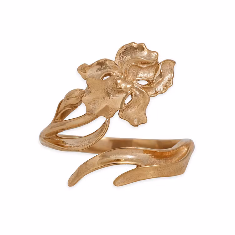Ring – Iris, brons