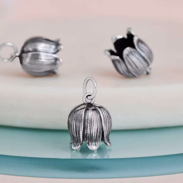 Hänge – Liljekonvalj, silver