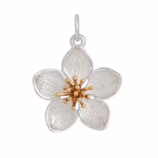 Hänge – Körsbärsblomma, silver & brons