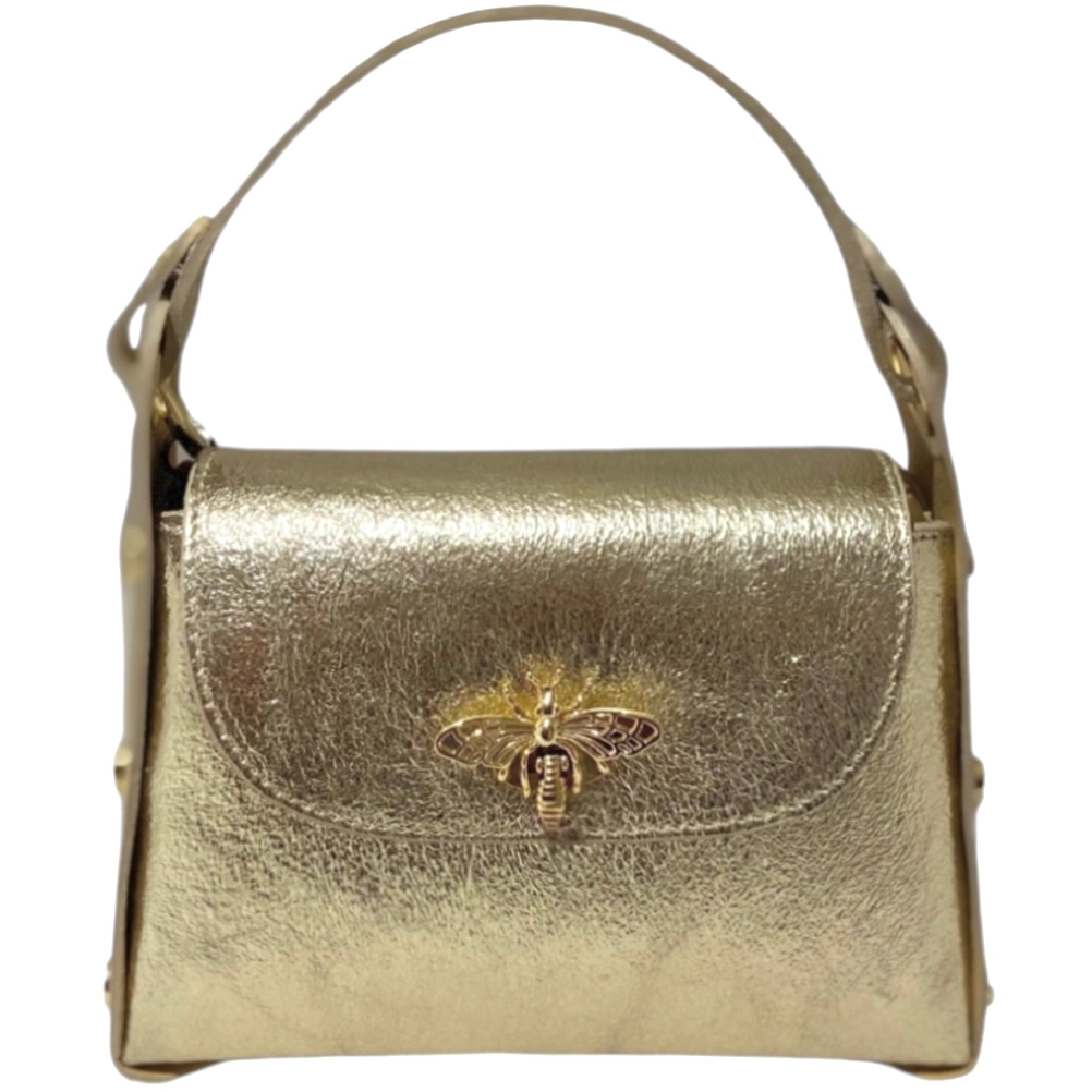 Handväska – L´abeille Bag, guld