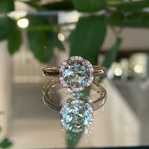 FLORAL BY Sofia Falk RING - Prasiolit