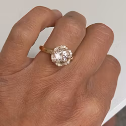 FLORAL BY Sofia Falk RING - Bergskristall