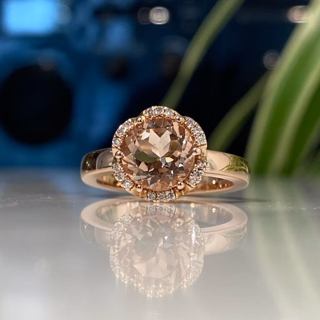 FLORAL BY Sofia Falk RING - Morganit