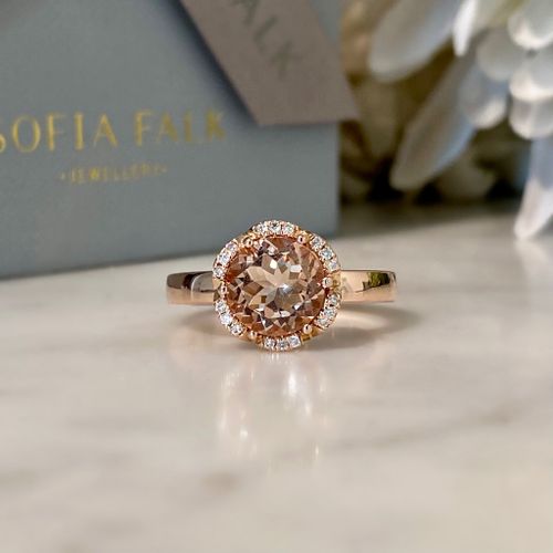 FLORAL BY Sofia Falk RING - Morganit