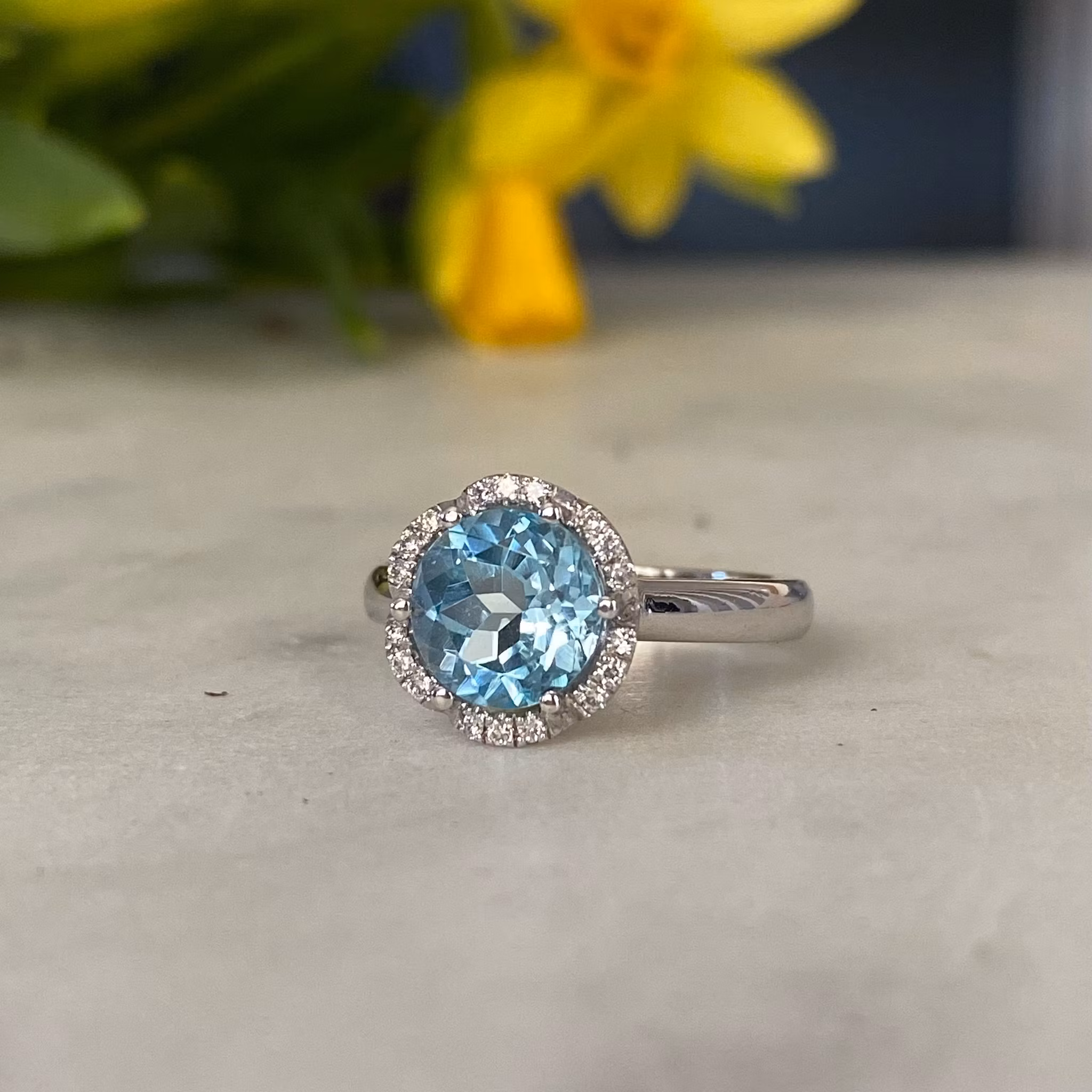 FLORAL BY Sofia Falk RING - Topas