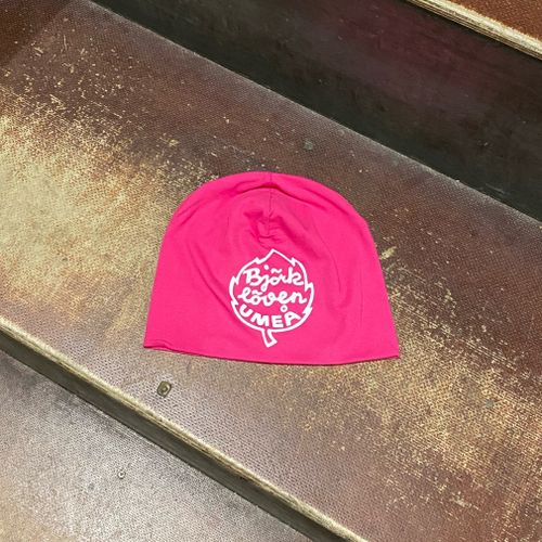 BEANIE LÖVENLOGGA ROSA