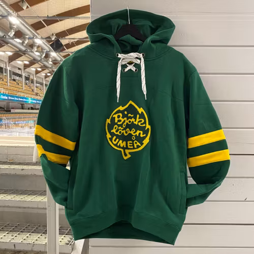 LÖVEN LOGGA PREMIUM HOOD GRÖN